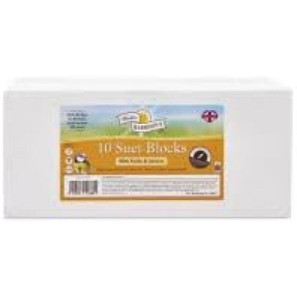Walter Harrison's Suet Block With Mealworm Box – High Protein 280 g (Pack of 10)