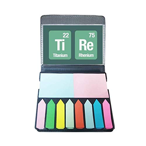 Note de chimie simplifiée avec l'autocollant élément chimique de couleur