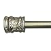 CYJRXF Tringle à Rideaux Rétro Tringle à Rideau De Douche Argent,Convient Pour La Salle De Bain,le Salon,chambre,Cuisine-Tige en relief-150-260cm 59-102in