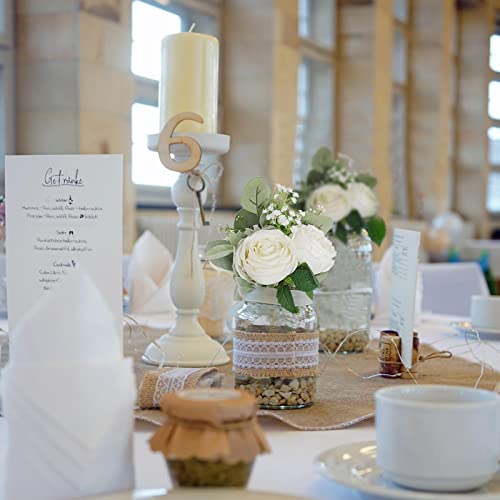 Semononia 6Pack Sunflower Bouquet & 4Pack White Bouquet #TOP6