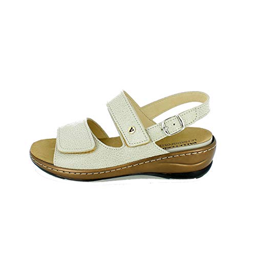 Valleverde Sandalo 2 Fasce con Velcro e Plantare