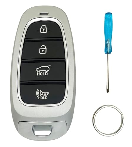 Boîtier de clé pour Hyundai Tucson finition premium coque télécommande entrée sans clé