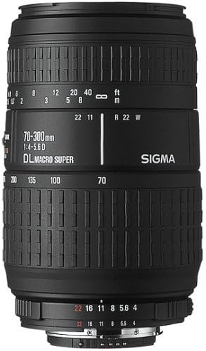 Sigma 70-300mm f/4-5.6 DL Macro Lens for Nikon SLR Cameras