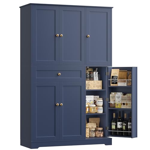 HOSTACK 68" Tall Kitchen Pantry Storage Cabinet, Modern Kitchen Hutch