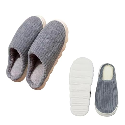 Pantufa Nuvem Chinelo Sapatilha Antiderrapante Super Quentinha Adulto Unissex Quarto Forrada Macia Peluciada Inverno Frio Feminina Pelúcia (cinza, BR, Adulto, Numérico, M, 38)