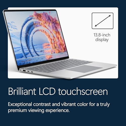 Image of Microsoft Surface Laptop (2026), 13.8-inch Premium Performance Laptop, Snapdragon X2 Elite Processor, Touchscreen Display, 16GB RAM, 512GB SSD Storage, Windows 11 Copilot+ PC Built for AI, Platinum