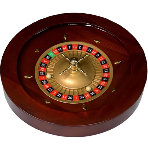 Generisch Hölzrnes Roulette-Rad Roulette-Räder Aus Holz Für Familienspieleabende Sehr Gleichmäßige Rotationsbewegung Roulette-Rad-Plattenspieler-Tischspiele Für Roulette-Tische D