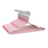 COM-FORT HOUSE | Percha Plastico Cadete | Percha Infantil | Color Rosa y Blanco|...