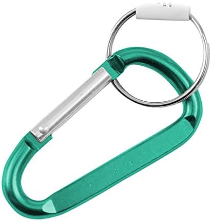 6mm 2.5" Small Carabiner Key Chain - Green image 2