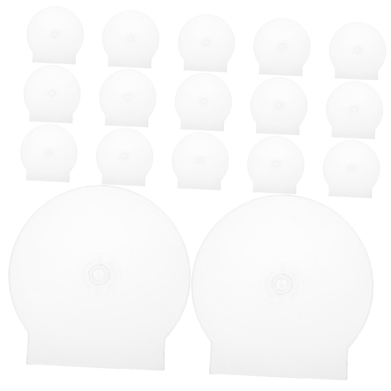 Zerodeko Custodie per CD in Plastica Trasparente 50 Pezzi per Organizzazione e Protezione di CD e Dvd Funzione Antipolvere e Design Compatto