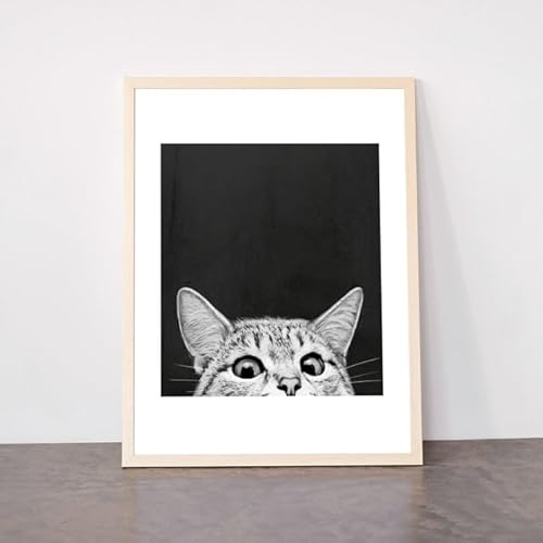 Society6 You Asleep Yet? by Laura Graves-Framed Art Print (Classic Maple - X-Large 30 x 40-30x40)