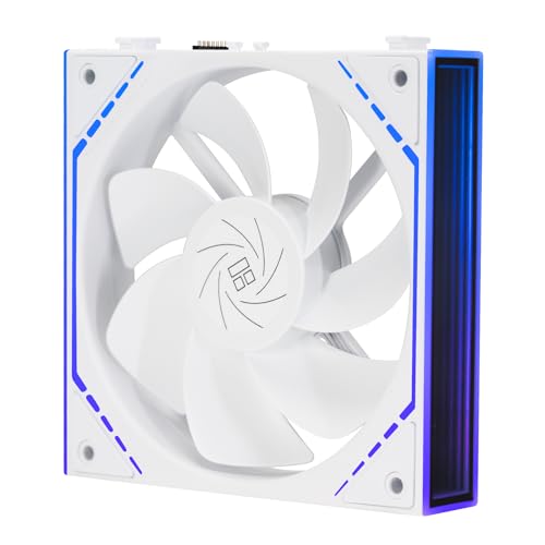 Image of Thermalright TL-M12QRW 120mm Reverse Case Fans, 1-Pack | Reverse Airflow, Daisy Chain PWM /ARGB, Infinity Mirror Lighting