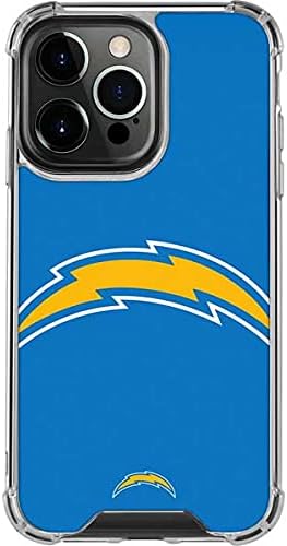 Skinit Clear Phone Case Compatible with iPhone 13 Pro - Officially Licensed NFL Los Angeles Chargers Large Logo Design