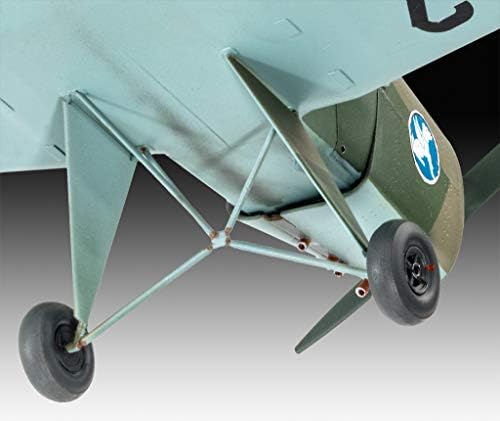 Revell RV03886 1:32-B cker B-131 Jungmann Plastic Model kit, Green, 1/32