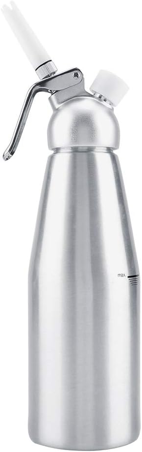 Portable Aluminum 1000ml Whipped Cream Dispenser Maker Foamer for Desserts, Cappuccino, Latte Art, Home Baking, Cream Whipper Decorating Tool