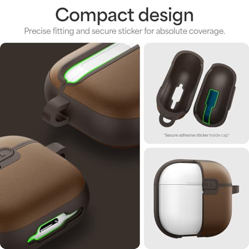 Image of Spigen Cyrill Kajuk for Airpods 4 (2024) Case Cover - Saddle Brown