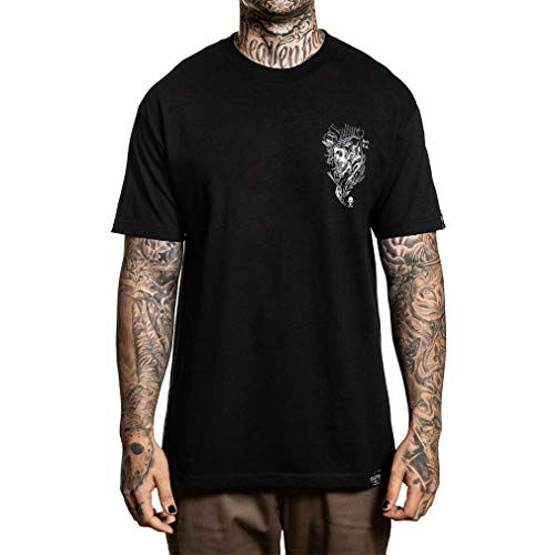 Sullen Kings - Camiseta de manga corta, color negro Negro S