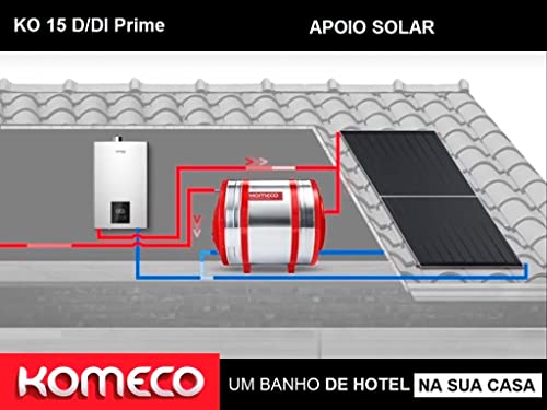Aquecedor de Água a Gás Komeco KO 15D Prime GLP 16 Litros