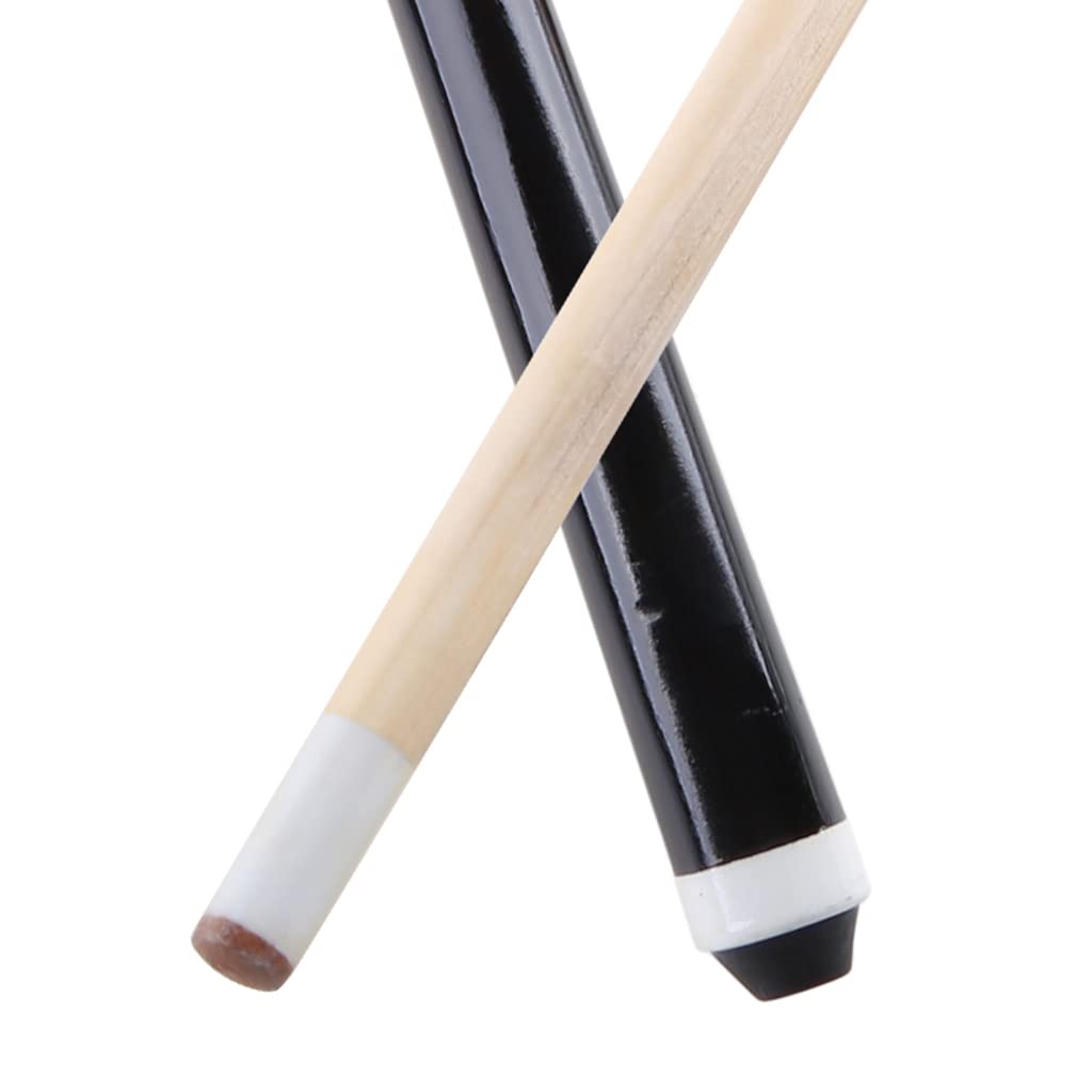 Queue De Billard 120 Cm Adulte, Lot de 2 queues de Billard 120 cm à Assembler avec Pointe de 12 mm pour Enfant et Adulte Idéal pour Les Espaces Restreints Et Les Jeunes - 120 cm/47in