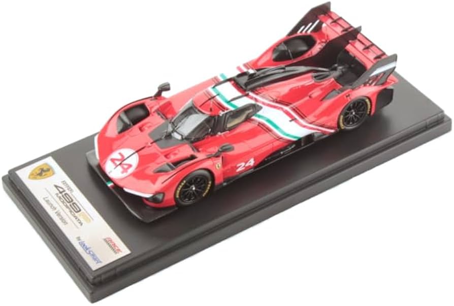 ルックスマート 1/43 フェラーリ 499P 2024 51号車 Amazon | ルックスマート 1/43 フェラーリ 499P モディフィカータ