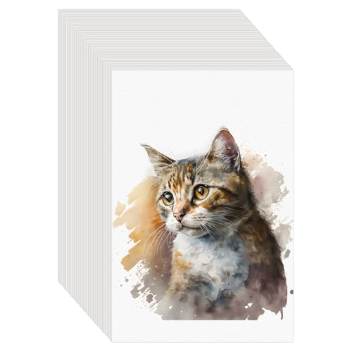 100PC 7x10 Watercolor Paper Bulk 140lb/300g Cold Press Water Color Paper
