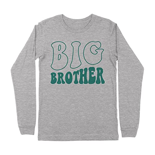 Wavy Big Brother Kids Long Sleeve T-Shirt Youth