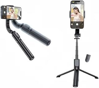 BETSU Mini Gimbal Stabilizer - Pro Anti-Shake for iPhone/Android | Bluetooth Remote, 72H Battery, 360° Smooth Videos | Per Price In India