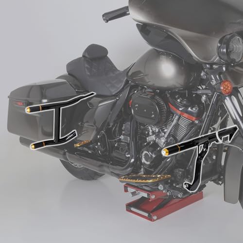 TCT-MOTORPARTS Alforja Protector Barras de Choque para Motor Compatible Harley Touring 2014-2023 CVO Street Glide Road Glide Electra Glide Road King Ultra Limited miniatura 6