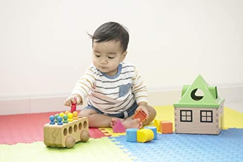 M.Y Interlocking Foam Play Mat - 29x29cm Thick, Multi Colour Soft EVA Baby Floor Tiles