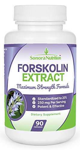 Forskolin Extract Ultimate Weight Loss Formula - 250 mg at 20% for 50