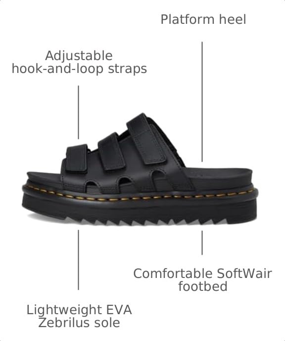 Image of Dr. Martens Women's Raine Platform Slide Sandal