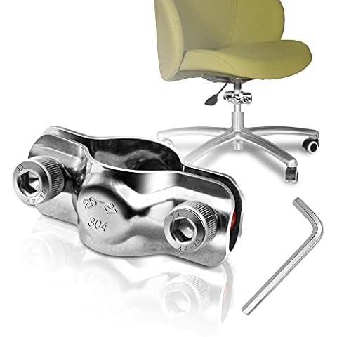 Fix Sinking Office Chair, No Gas Lift Cylinder or Tools Required, Office Chair Saver for Stop Sinking, Stainless Steel, Adjustable Height Office Chair Gas Lift Cylinder Alternative with A Wrench Cover