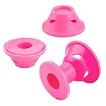 JANYUN 40 Pcs Pink Magic Hair Rollers Include 20pcs Large Silicone Curlers and 20pcs Small Silicone Curlers - Image 3