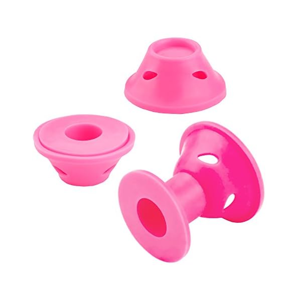 40-Pcs-Pink-Magic-Hair-Rollers-Include-20pcs-Large-Silicone-Curlers-and-20pcs-Small-Silicone-Curlers JANYUN 40 Pcs Pink Magic Hair Rollers Include 20pcs Large Silicone Curlers and 20pcs Small Silicone Curlers
