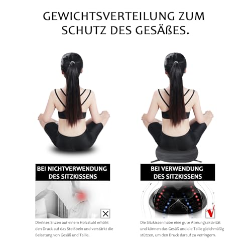 RUIXUAN 2pcs Stuhlkissen mit Bändern 50x50x8 Set für den Außenbereich, wasserdichte Schaumstoff Sitzkissen Garten Sitzpolster Stuhl Terrassenstuhlkissen m Esszimmerstuhl Stuhlauflage (grau-2pcs)