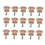 Fournitures de boutons de porte en bois : fonctionnent comme quincaillerie d'armoire, meubles, tiroirs, poignée de garde-robe, poignée en forme de champignon