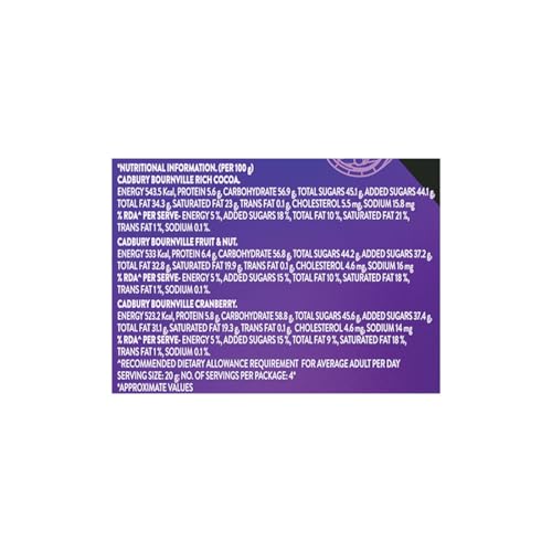 Image of Cadbury Bournville Dark Chocolate Assorted Collection Gift Pack,228 Grams (Pack of 2)