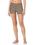 Soffe Women's Printed Compression Short, Leopard, X-Large