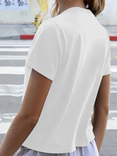 Image of SOLY HUX Girl's Number Graphic Tees Short Sleeve Y2k Tops Jersey Shirts