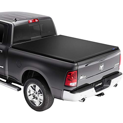 Lund Genesis Elite Roll Up Soft Roll Up Truck Bed Tonneau Cover | 968220 | Fits 2007 - 2021 Toyota Tundra 5' 7" Bed (66.7") #1