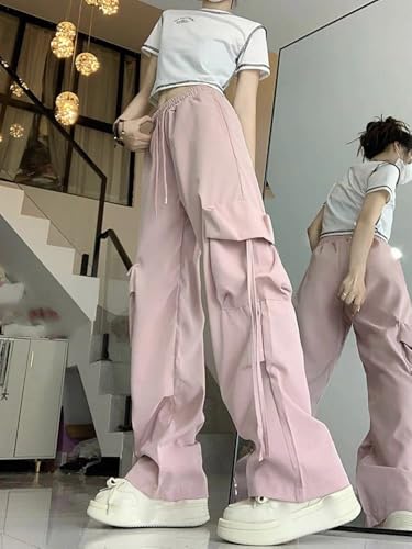 Pantalon cargo décontracté femme baggy ample et solide - 2