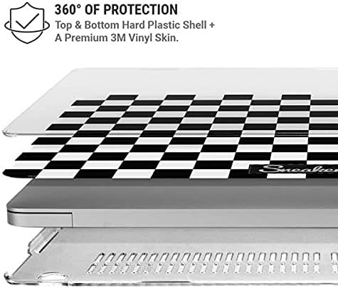 Skinit Case + Skin Compatible with MacBook Pro 16in (2019-20) Originally Designed Sneakerhead Checkered Design