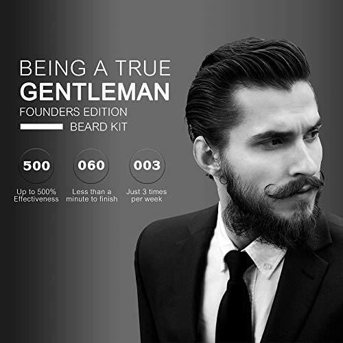 Beard Growth Kit Edition - 100% Natural Ingredients Beard Oil/Serum with The Best Active ingredients - Derma Roller Microneedling Kit for Face, Beard, and Hair Growth 0.25mm, 540 Micro Needle Roller