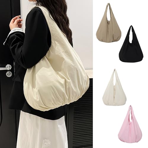 [PANGBOER] Lightweight Nylon Shoulder Bag for Women, Spacious Interior Underarm Wallet for Shopping2