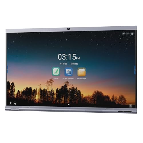 TIBURN 65" 4K UHD Smart Board with Auto-Framing Camera | Smart Whiteboard Interactive Touchscreen Display, Includes Wall Mount, Ideal for Office, Classroom, and Conference -  shenzhendiboenkejiyouxiangongsi, TB-Inspur 65