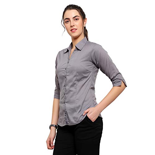 Image of Blue RoninWomen Stylish Western Official Formal Shirts for Women Regular fit Shirts for Women