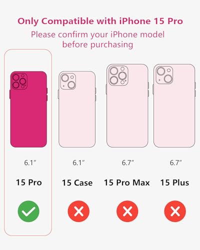 Coque iPhone 15 Pro antichoc à fleurs avec bordures dorées