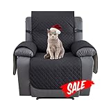 XINEAGE Water Resistant Recliner Cover, Nonslip Recliner Chair Covers for Reclining Chair with Pocke
