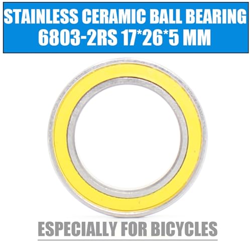 Roulement 6803-2RS en céramique pour des sorties vélo fluides par tout temps