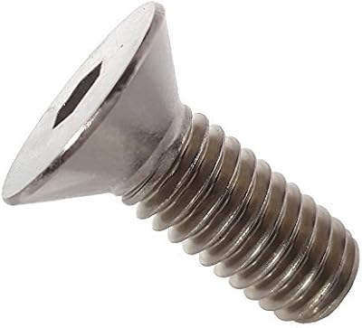 1/4-20 x 1 Flat Head Socket Cap Screws 18-8 Stainless Steel, Quantity 25, Countersunk Head, Allen Hex Drive by Fastenere